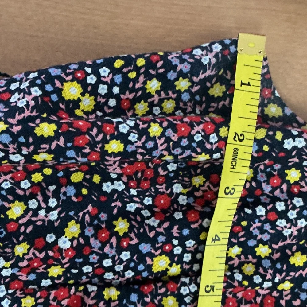 J.Crew Navy Floral Maxi Dress Size 8 Sleeveless Ruffle Hem Summer Vacation